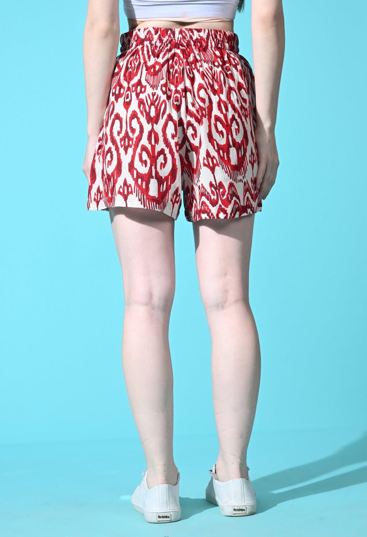 Women's Rayon Printed Night Shorts - SMERA MART